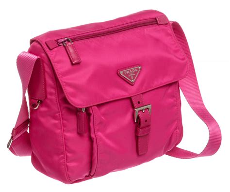 prada pink nylon crossbody|prada silver crossbody handbags.